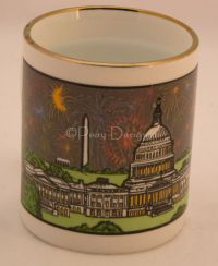 Washington DC 4th of July FIREWORKS at the CAPITAL Coffee Mug